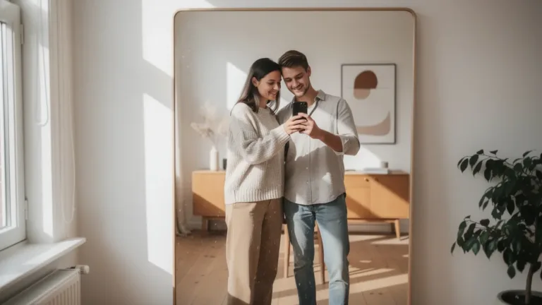 Fotograaf deelt het geheim achter de perfecte spiegelselfie voor koppels