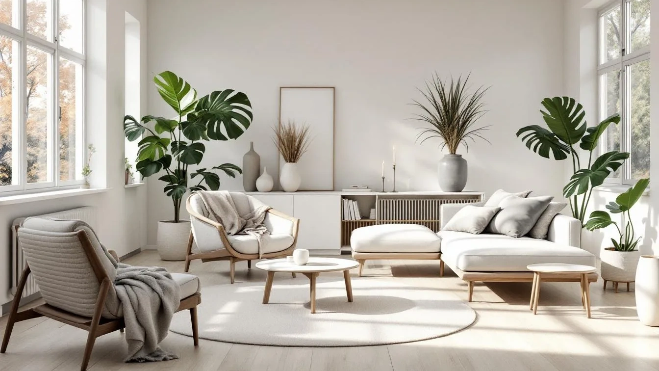 Geen nieuwe meubels nodig, deze Scandinavische truc verandert je ruimte compleet