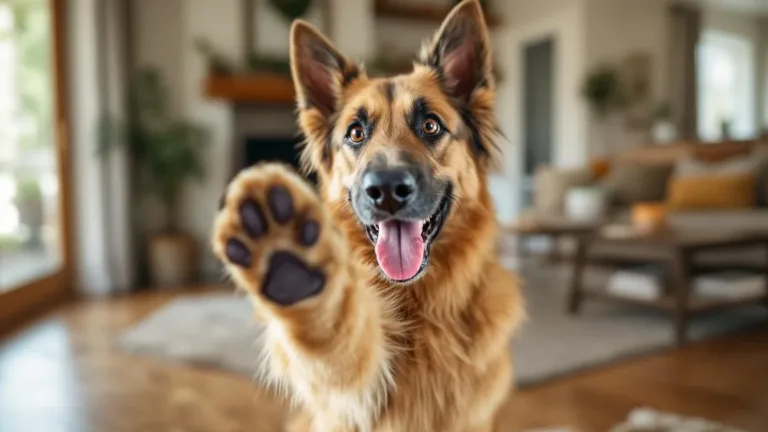 Mijn hond gaf me zijn poot, dierenexperts leggen uit wat dit echt betekent