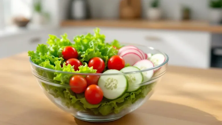 Niet te veel, niet te weinig, deze hoeveelheid salade voorkomt buikklachten