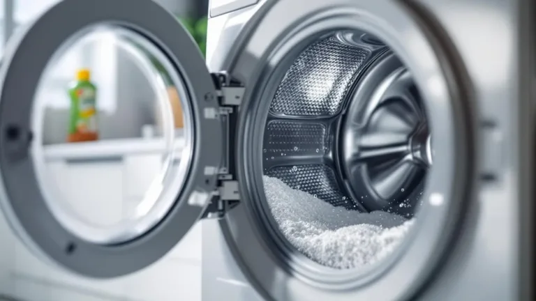 Vergeet azijn: dit betaalbare keukeningrediënt verwijdert alle kalkaanslag in je wasmachine gewoon overnight