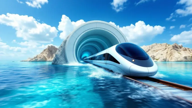 Waarom de langste onderzeese hogesnelheidstrein twee continenten zal verbinden