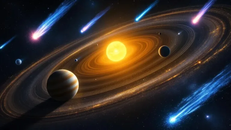 Waarom kometen altijd tegen de draairichting van het zonnestelsel bewegen