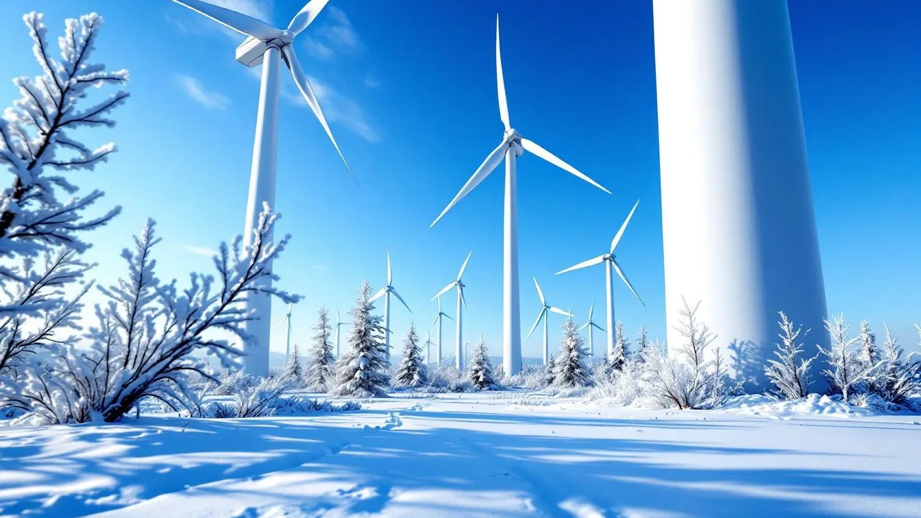 Waarom windturbines in koude landen veel efficiënter draaien dan in warme