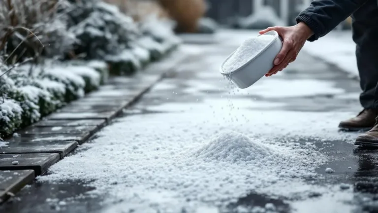 Winterexpert onthult waarom je dit keukenmiddel op ijzel moet strooien