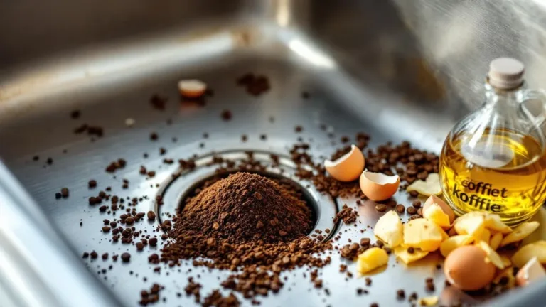 Geen vet of koffie, deze dingen mag je nooit door de gootsteen spoelen