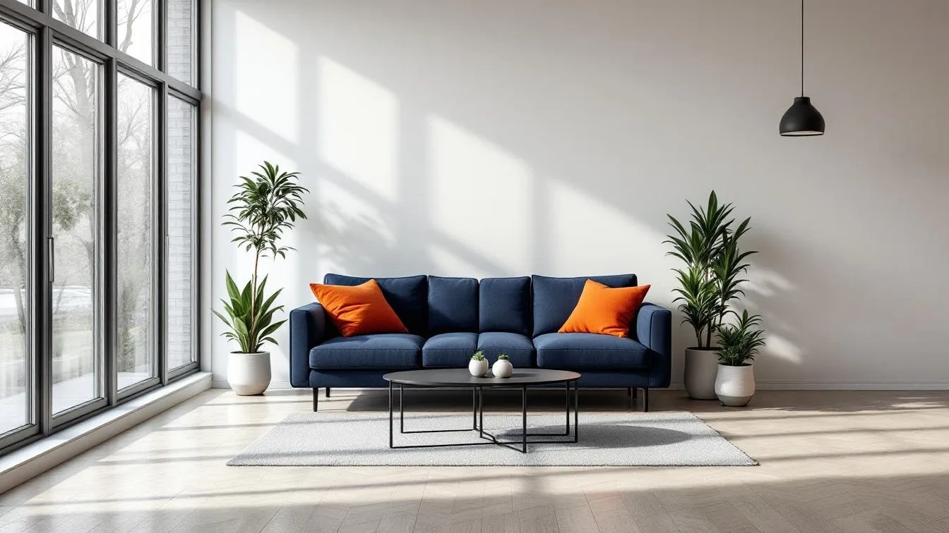 Waarom je bank tegen de muur zetten je woonkamer juist kleiner doet lijken