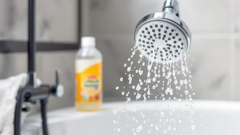 Waarom je douchekop verstopt raakt en hoe je de waterdruk herstelt