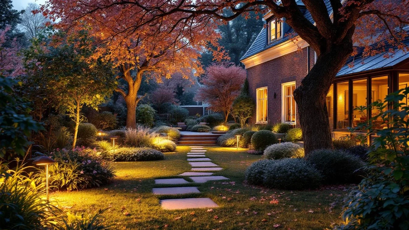 Waarom tuinverlichting in februari je tuin groter laat lijken ’s avonds